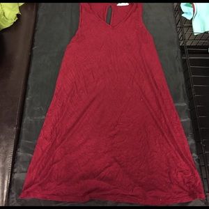 2/$5 Maroon Dress from PacSun